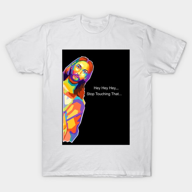 Hey Jesus Meme Pop Art T-Shirt by Zet Art